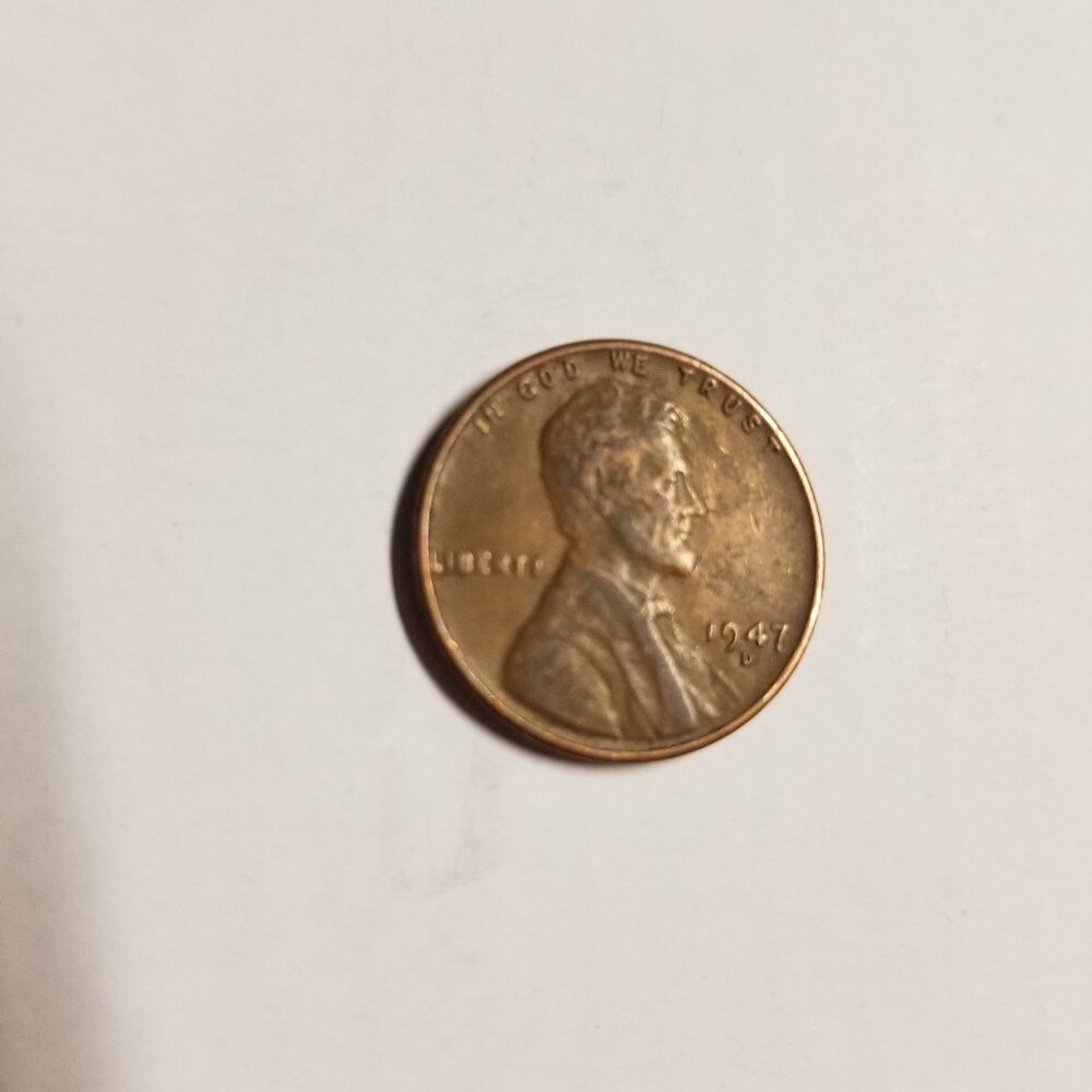 The 1947 Wheat Head Penny (Two) (One 1947-D)